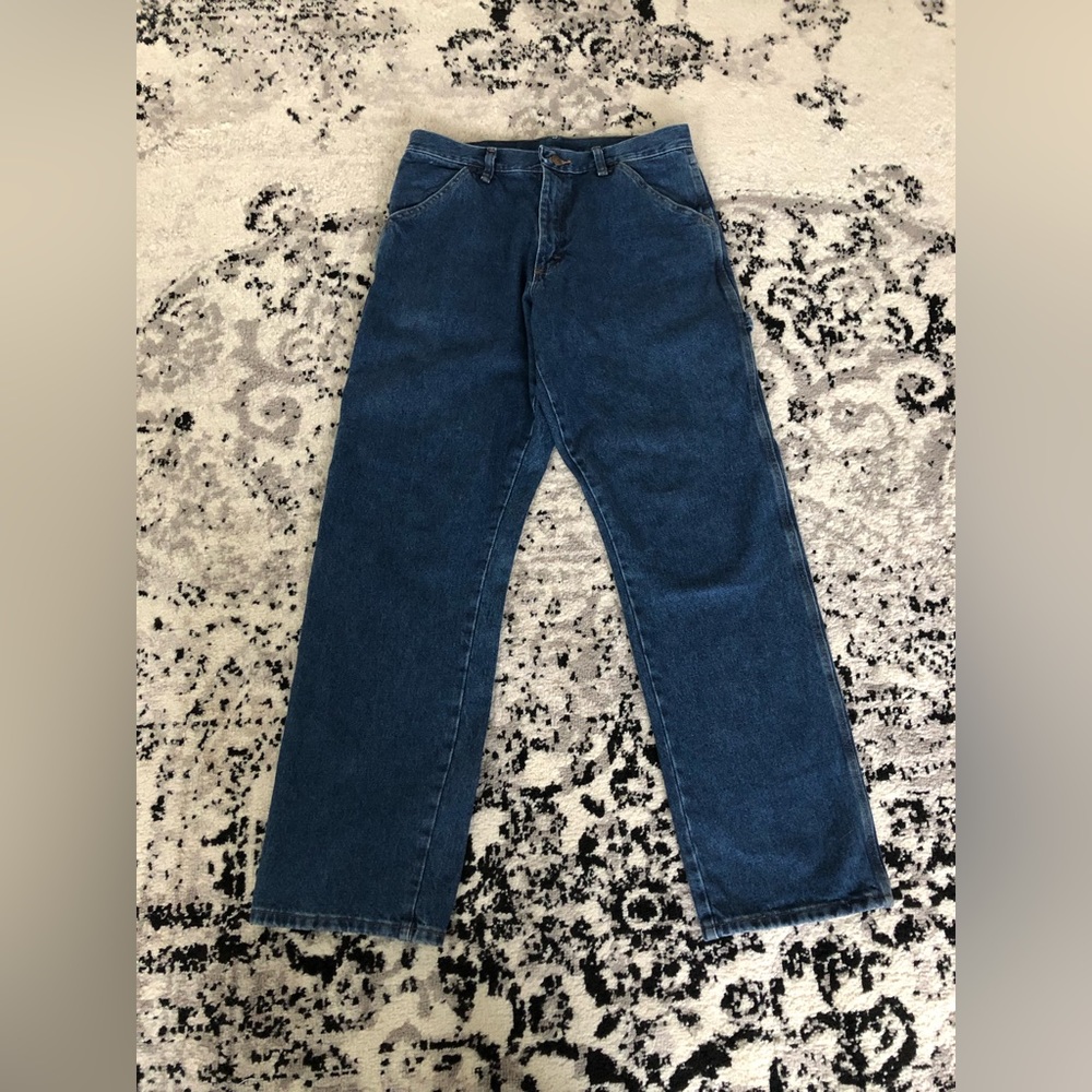 super cool 80s highrise rustler jeans